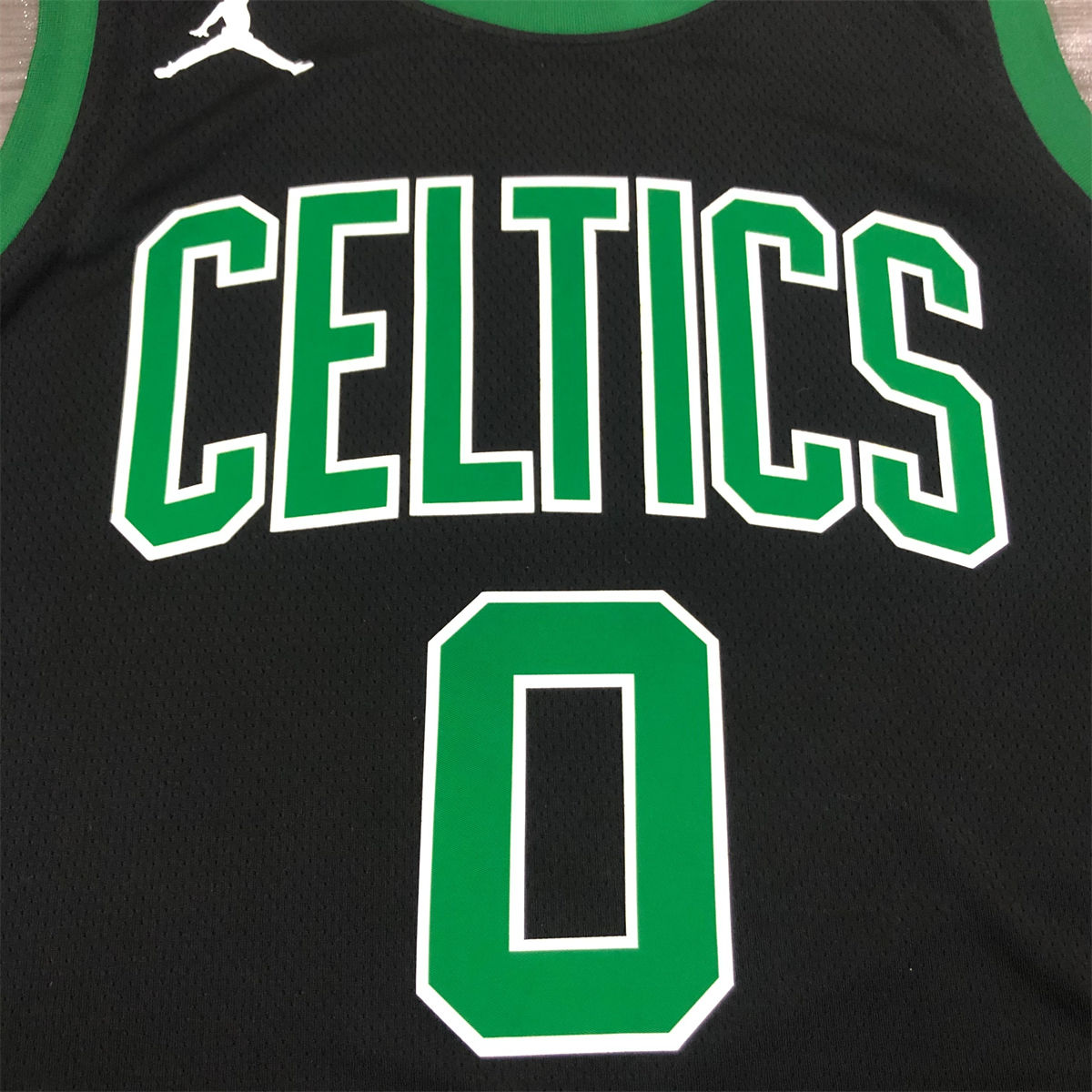 NBA Boston Celtics Round Neck Black Jersey TATUM#0 S-XXL