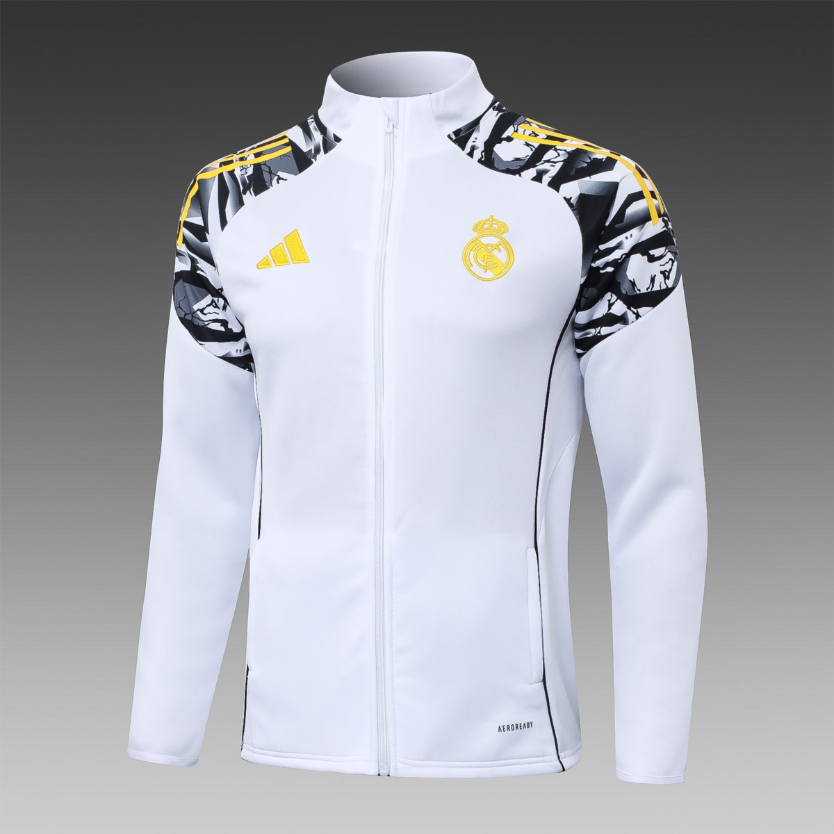 2026 Real Madrid White Jacket Training Suit Set