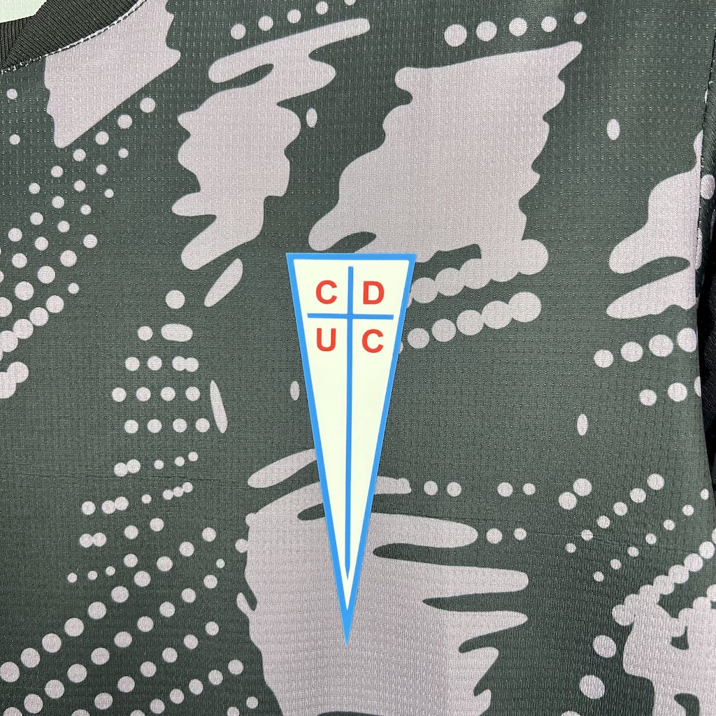 2025/26 Universidad Catolica Black goalkeeper Jersey Fan Version