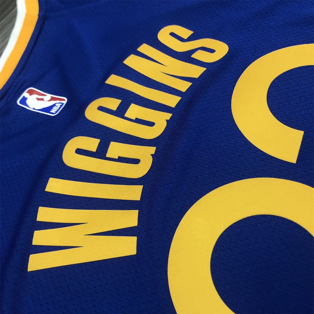 NBA Golden State Warriors V neck Blue Jersey WIGGINS#22 S-XXL