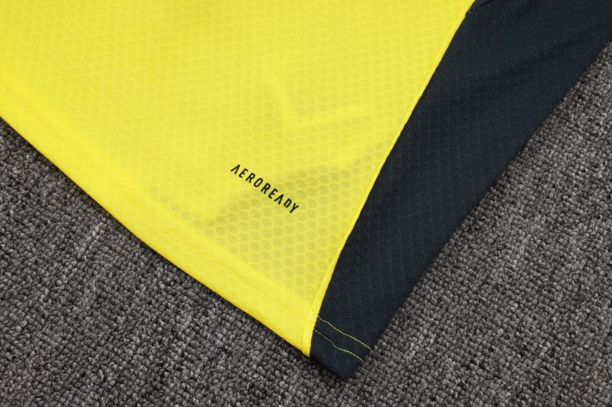 2026 Real Madrid Yellow Training Set Shirt and Shorts