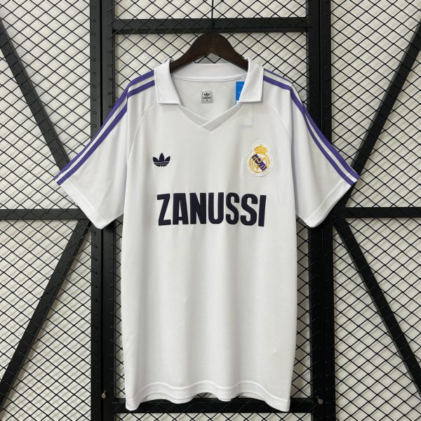 Retro Real Madrid 84/85 home jersey Fan Version