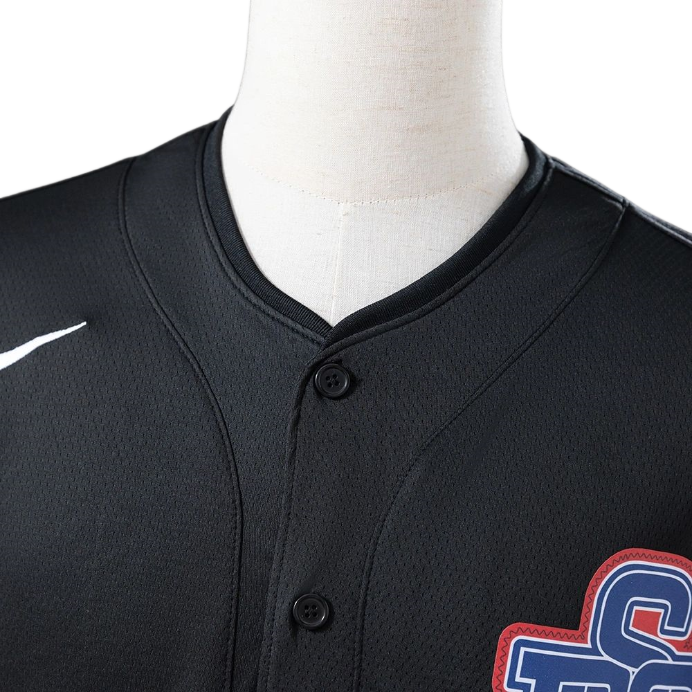 2025/26 PSG US Pack Full-Button Baseball Black jersey Fan version