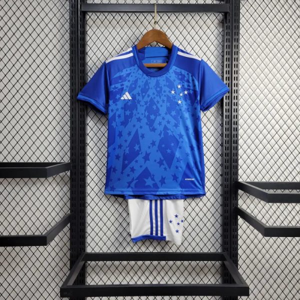 2024/25 kids kits Cruzeiro home jersey size: 16-28