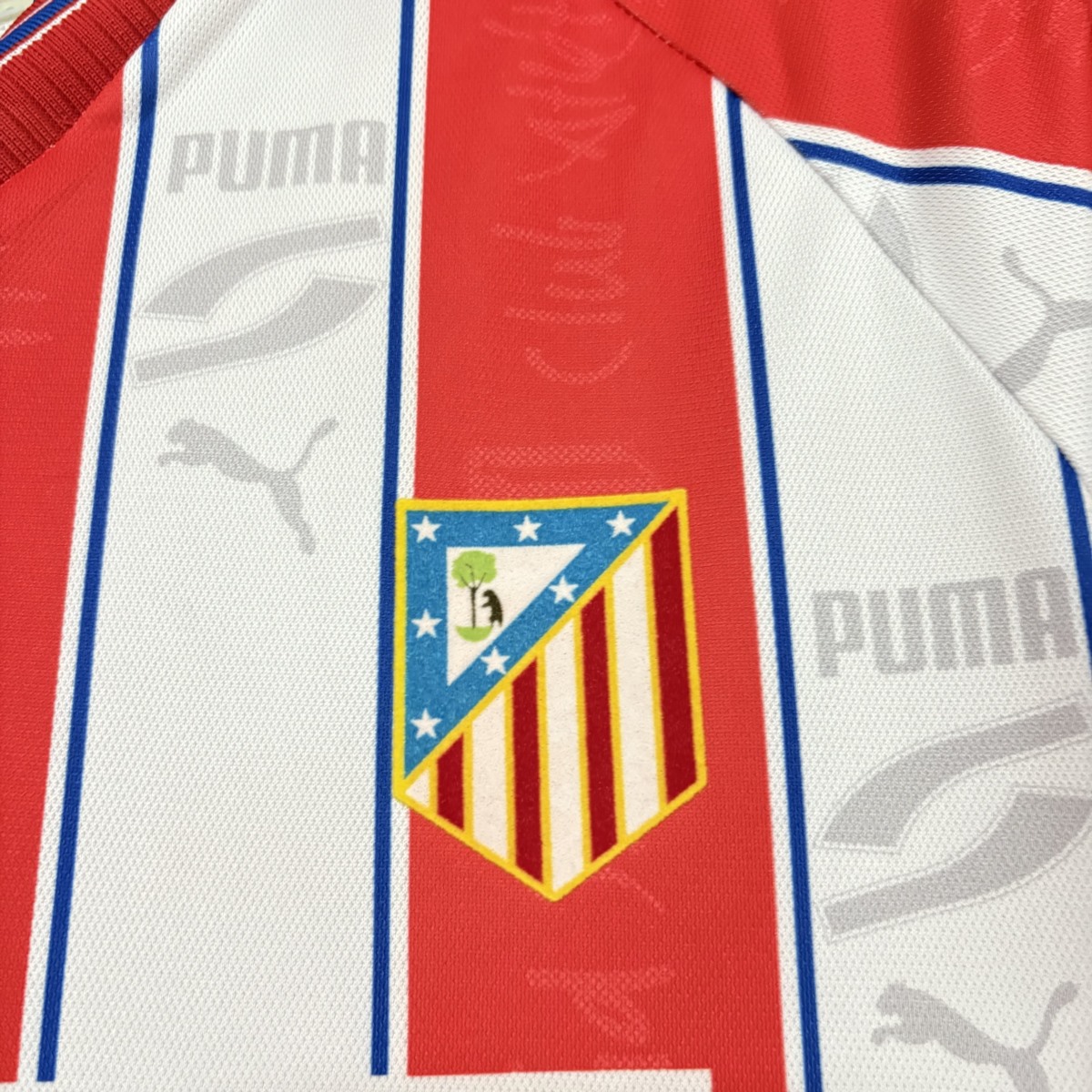 Retro Atletico Madrid 96/97 home jersey Fan Version