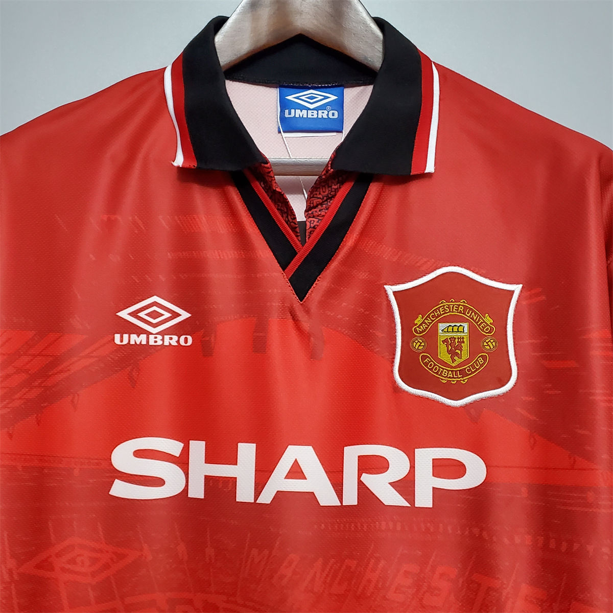Retro Manchester United 94/96 home jersey Fan Version