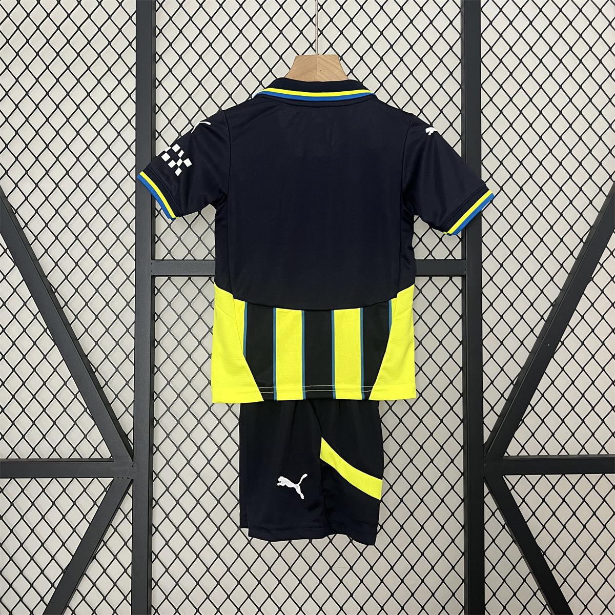 2024/25 Manchester City Away jersey Kid Kits Size 16-28