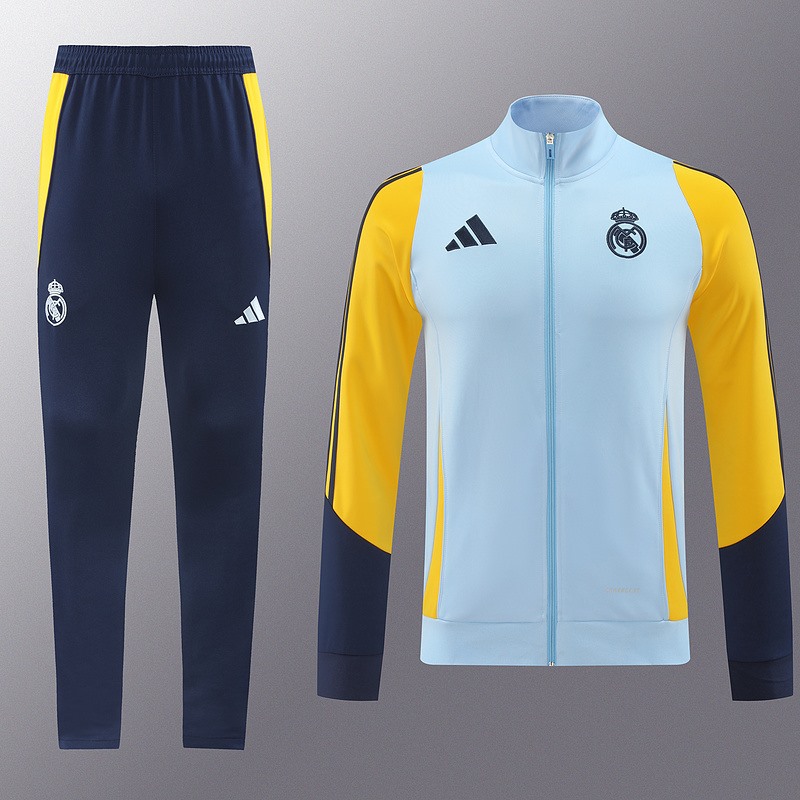 2024 Real Madrid Light Jacket Training Suit Set Football Team Shirt Sports Fashion