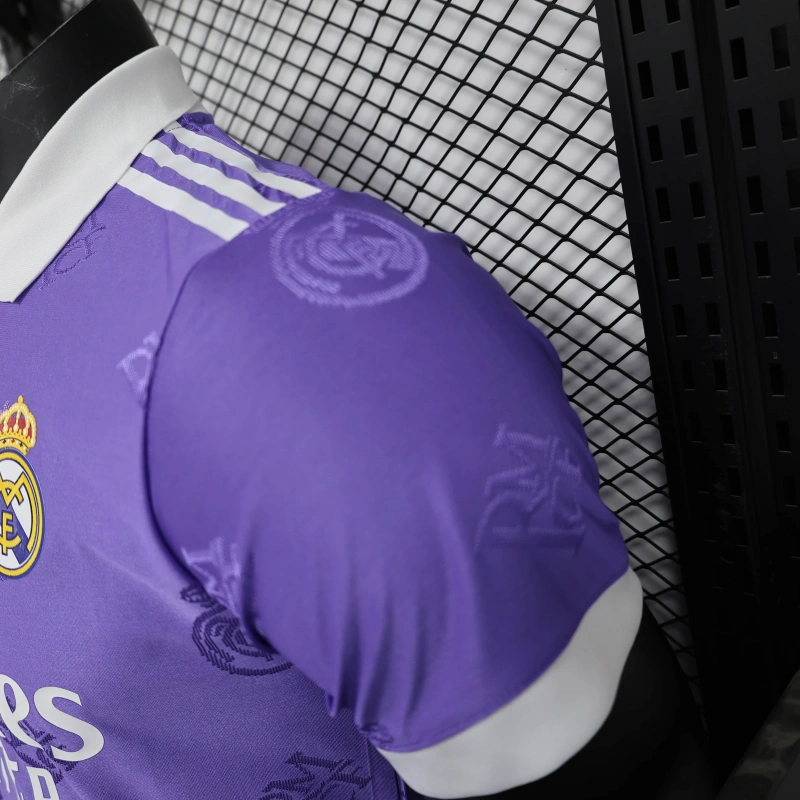 25/26 Real Madrid POLO Co Branded Special Edition Purple jersey Player Version