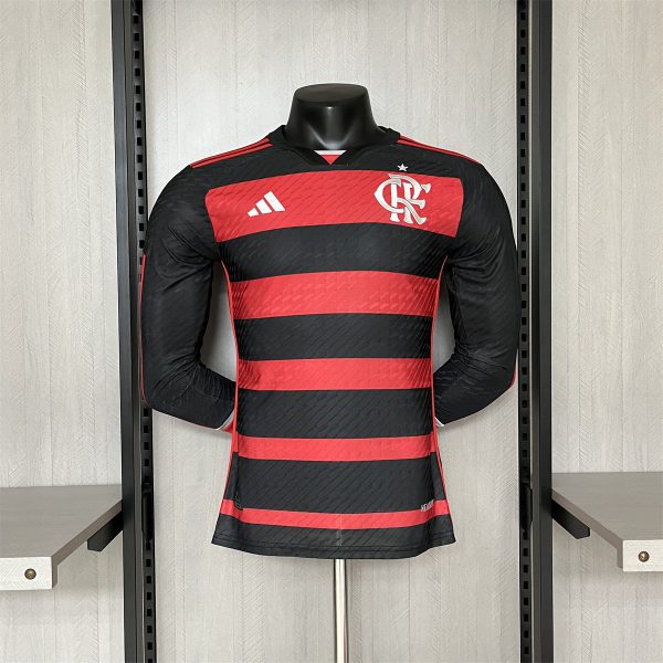 24/25 Flamengo Home Jersey Long Sleeve Player Version