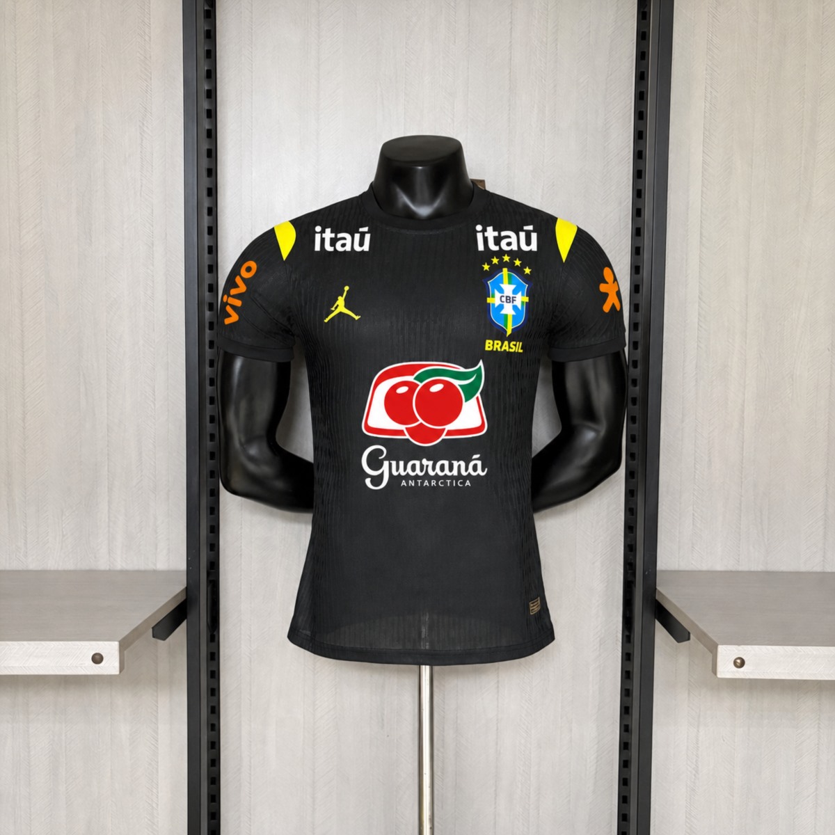 2026 Brazil Black Jersey Player Version