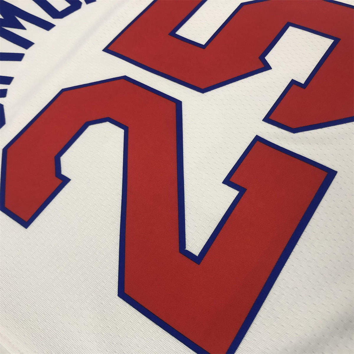 NBA Philadelphia 76ers Round Neck White Jersey SIMMONS#25 S-XXL