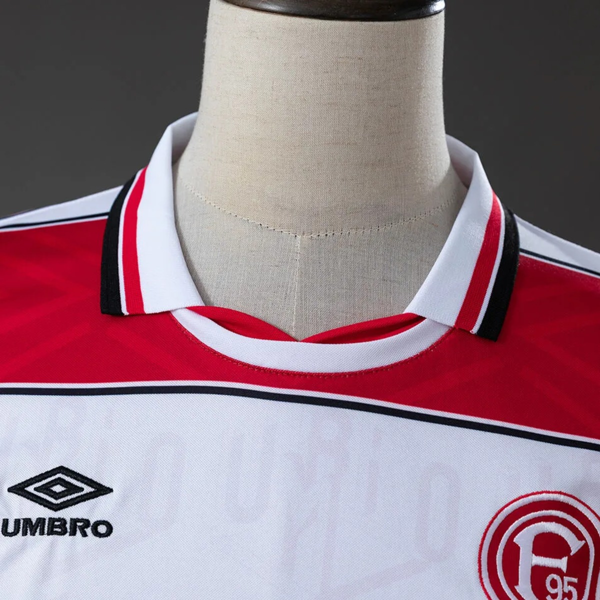 Retro Fortuna Düsseldorf 1996 Home Jersey Fan Version