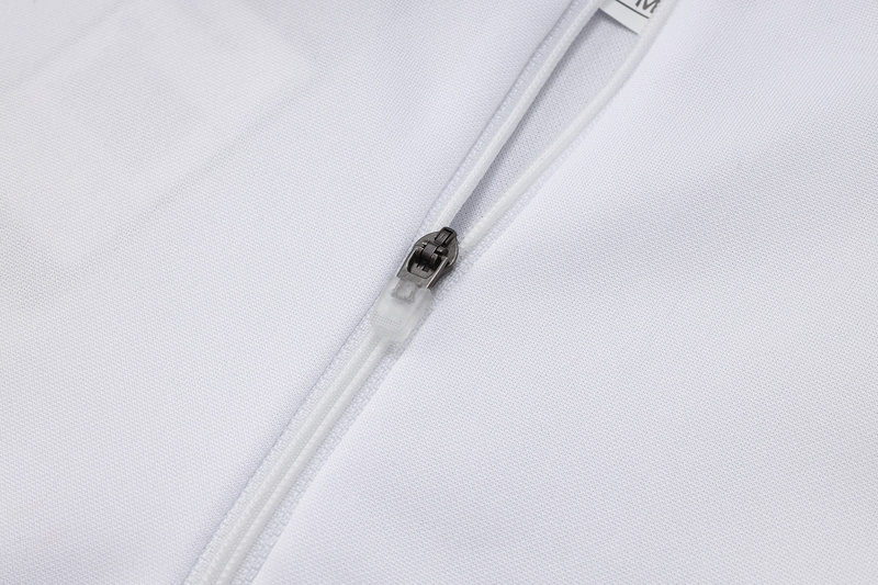 202526 Miami White Long-sleeved half-pull training kit Football team kit
