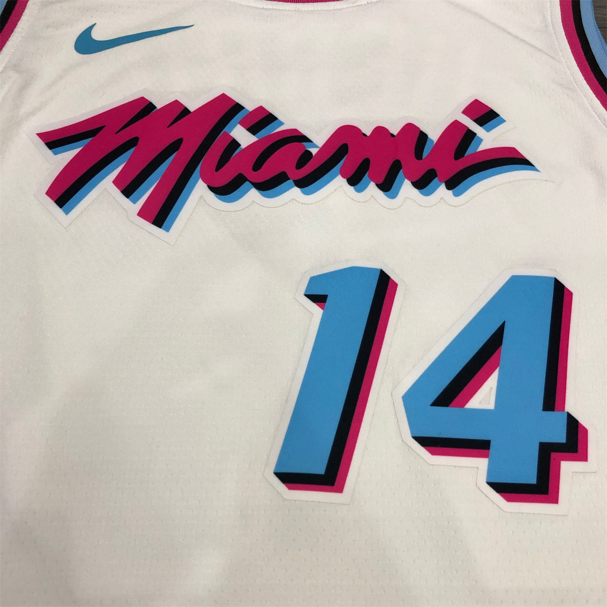 NBA Miami Hearts round neck White Jersey HERRO#14 S-XXL