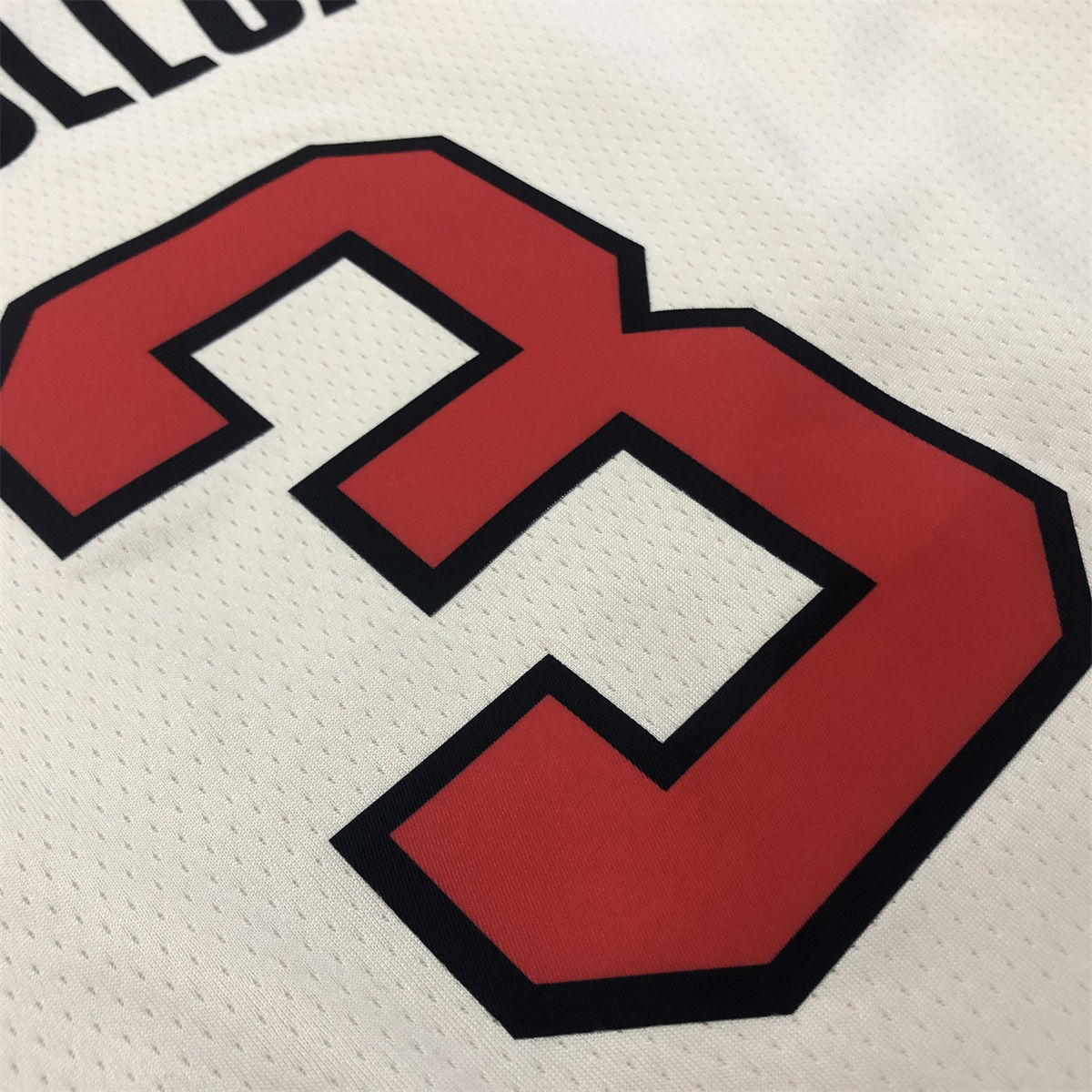 NBA Portland Trail Blazers V-Neck White Jersey McCOLLUM#3 S-XXL