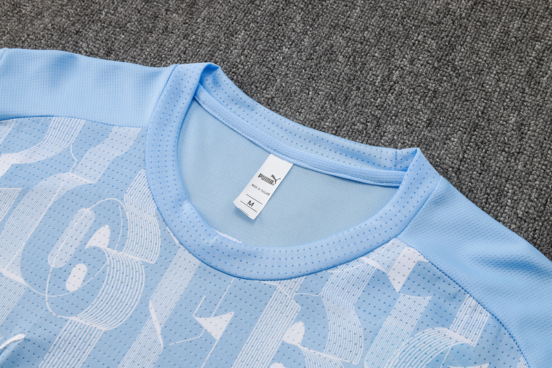 24/25 Manchester City Light blue Training Set Shirt and Shorts