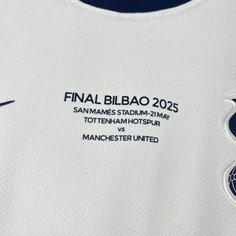 2024/25 Tottenham Hotspur Home Europa League Winners jersey Fan version