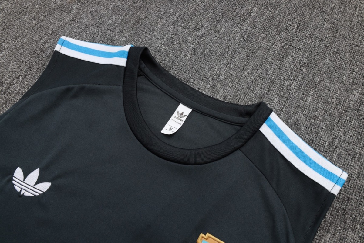 2026 Argentina Dark gray Training Set Shirt and Shorts