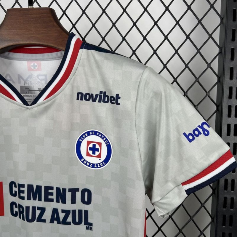 2025/26 Cruz Azul Away jersey kids Kits size: 16-28