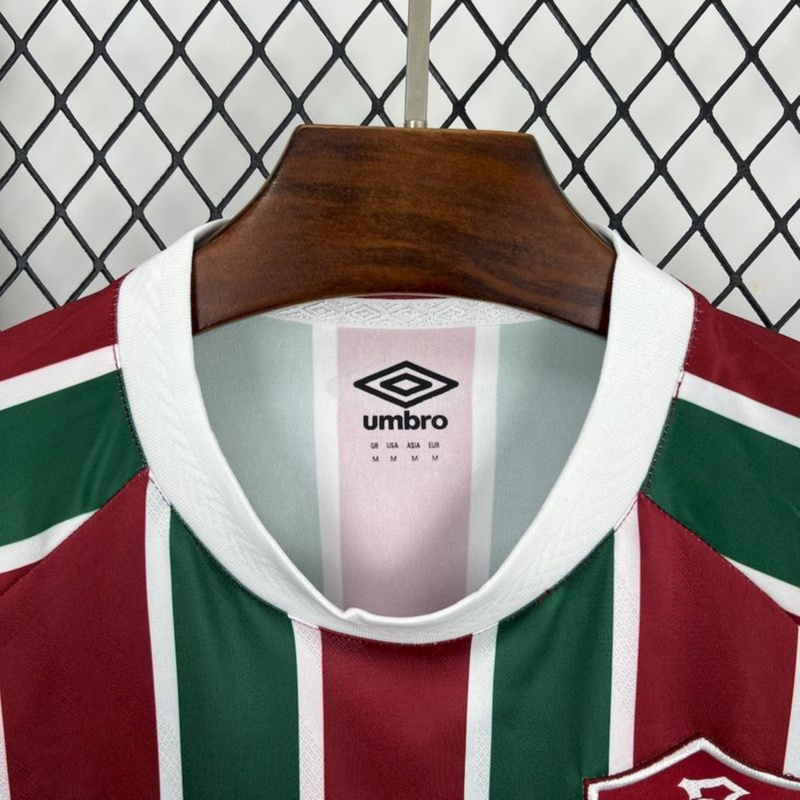 2025/26 Fluminense Home jersey Long Sleeve Fan Version