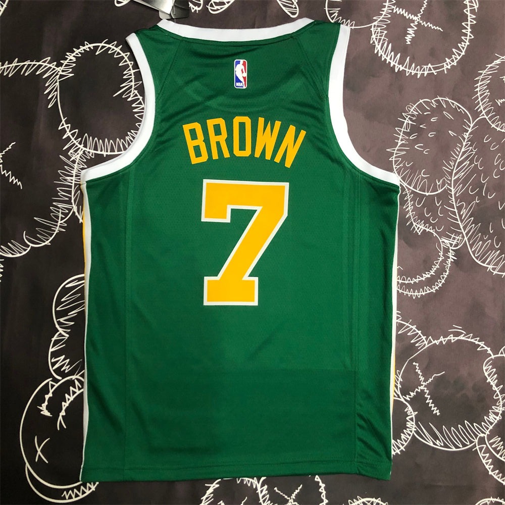 NBA Boston Celtics Round Neck Green Jersey S-XXL