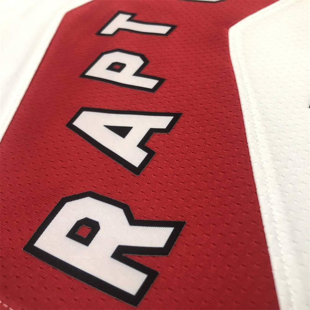 NBA Toronto Raptors V-Neck White Jersey SIAKAM#43 S-XXL