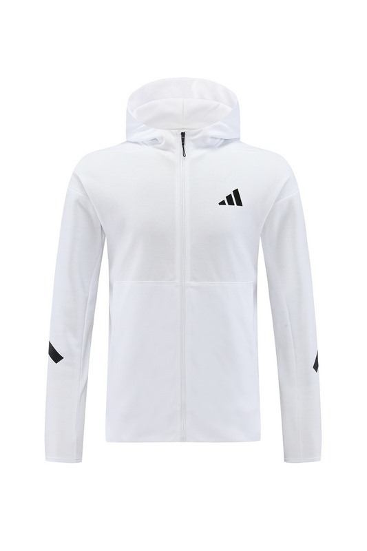 2024 Nike White Hoodie Jacket Kit Set Football Team Shirt Sports Fashion