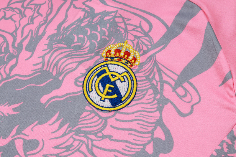 24/25 Real Madrid Pink Training Set Shirt and Shorts