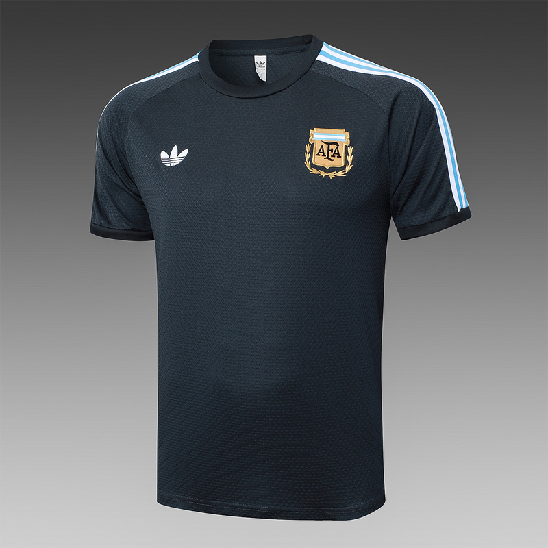 2025/26 Argentina Dark grey Training Set Shirt and Shorts