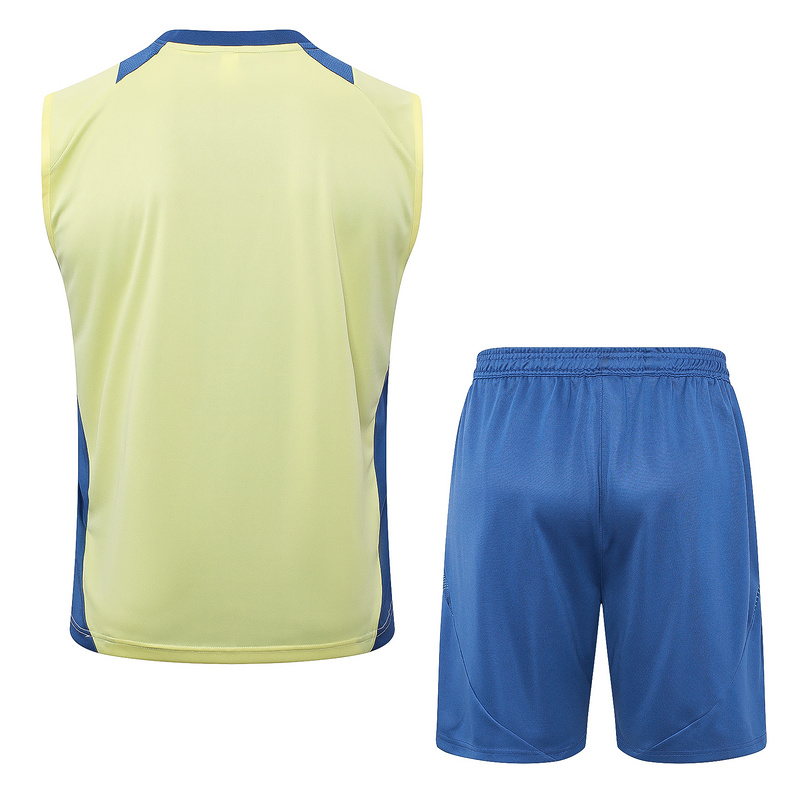 24/25 Ajax Light yellow Training Set Shirt and Shorts