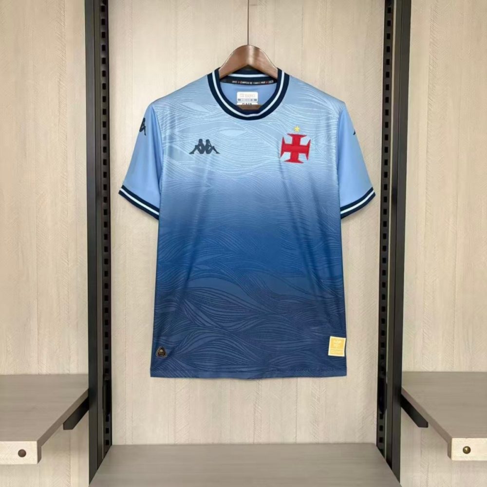 2025/26 Vasco da Gama Goalkeeper Blue jersey Fan version