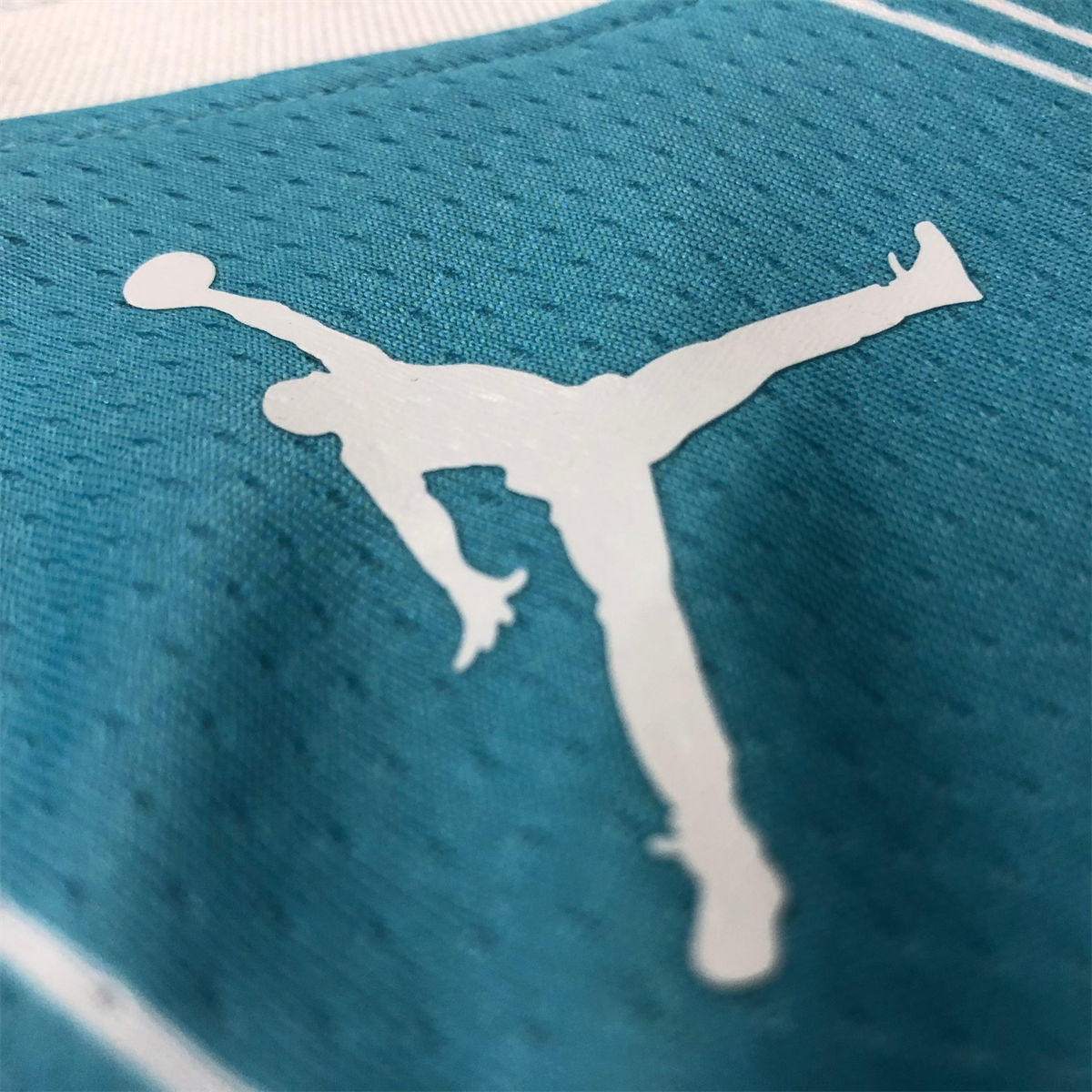 NBA Charlotte Hornets V-Neck Light Blue Jersey BALL#2 S-XXL