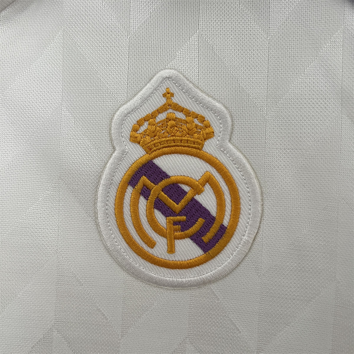 Real Madrid Retro 1988 Third Home jersey Fan Version