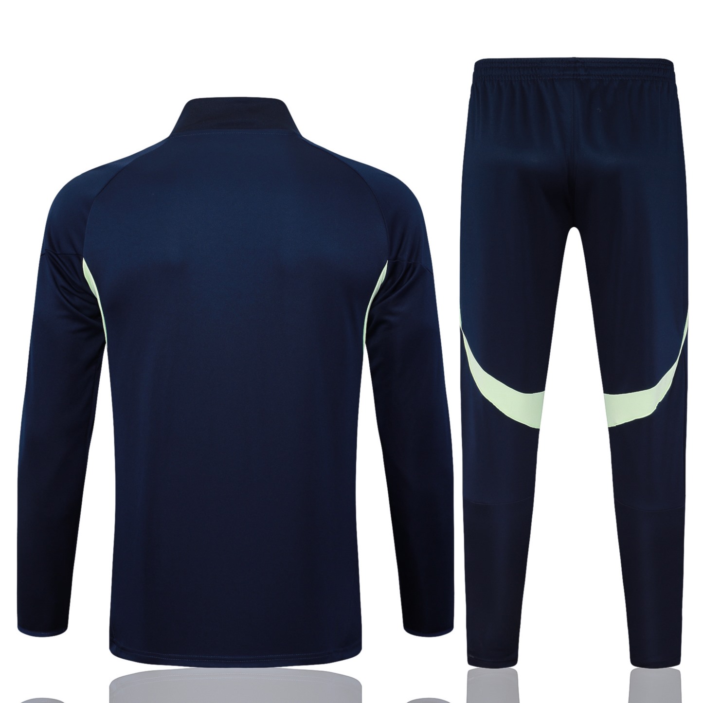 2025/26 Real Madrid cyan Jacket Training Suit Set Football Team Shirt Sports Fashion