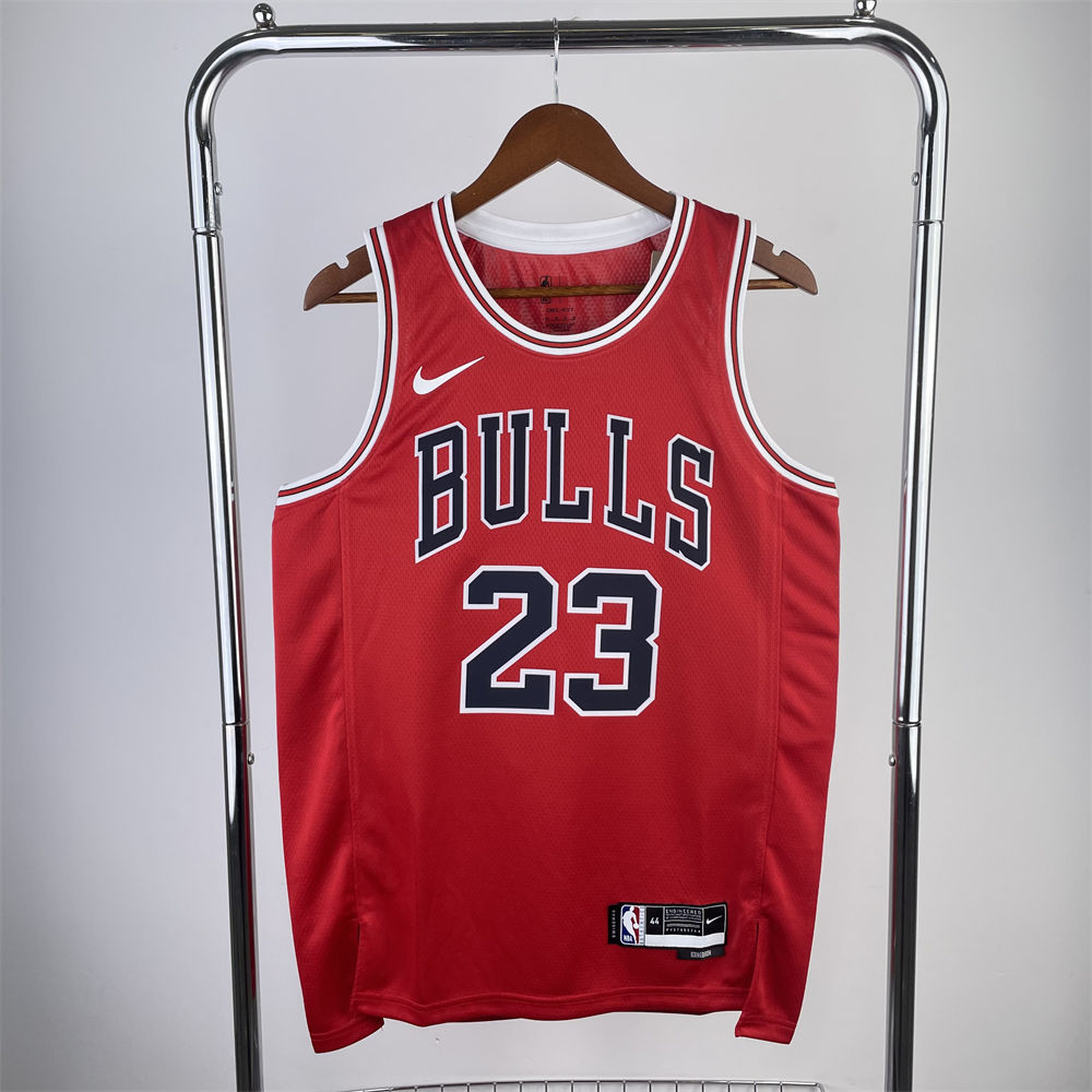 NBA Chicago Bulls JORDAN#23 2022/23 Red Icon Edition Swingman Jersey S-XXL