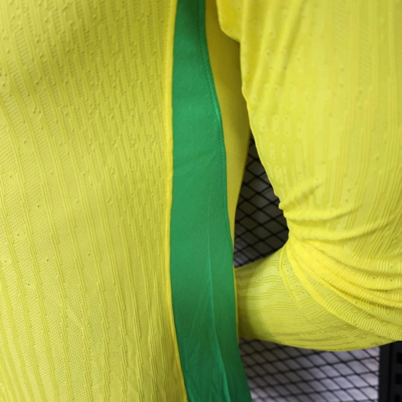 2025/26 Brazil yellow Jersey Long Sleeve Player Version