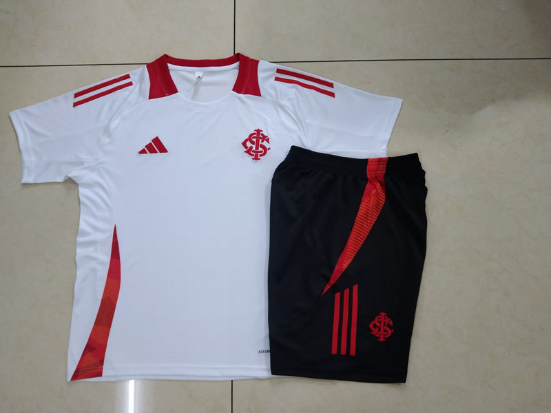 24/25 Internacional White Training Set Shirt and Shorts
