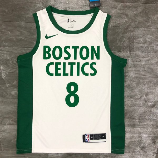 NBA Boston Celtics Round Neck White Jersey WALKER#8 S-XXL