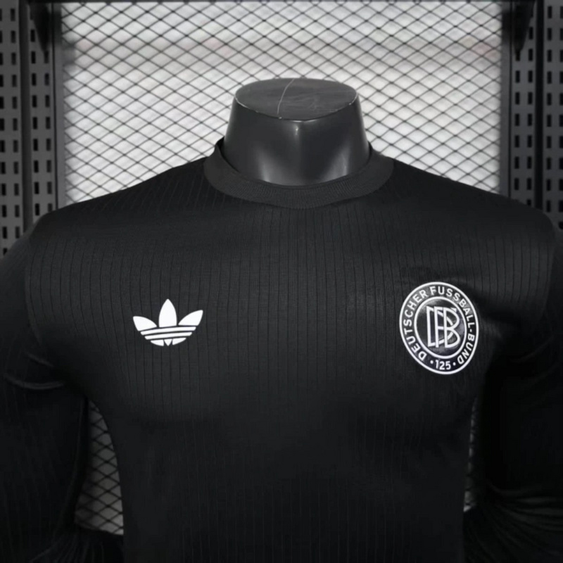 25/26 Germany Anniversary Edition Black Long Sleeve Jersey Player Version