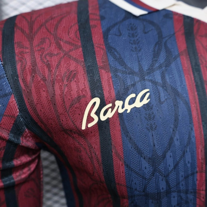 2025/26 Barcelona Special Edition Long Sleeve Jersey Player Version