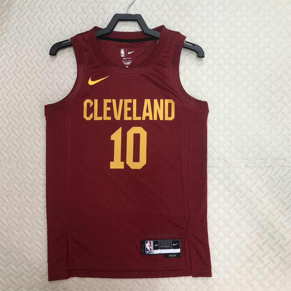 NBA Cleverland Cavaliers Round Neck Red jersey GARLAND#10 S-XXL
