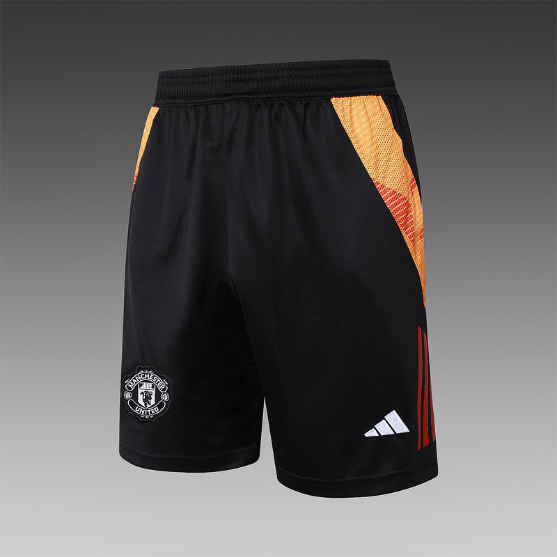 24/25 Manchester United Black red Training Set Shirt and Shorts