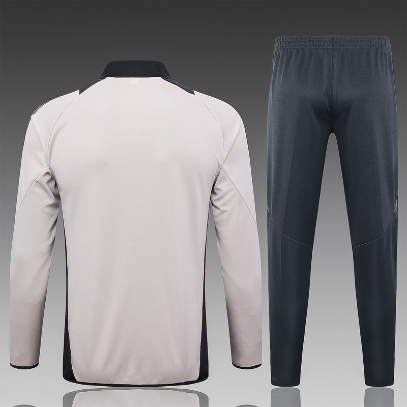 2024/25 Real Madrid Light Pink Jacket Training Suit Set Football Team Shirt Sports Fashion