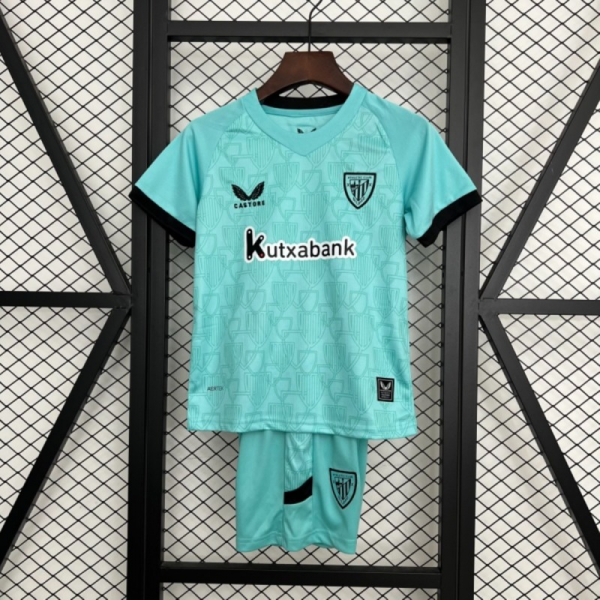 2025/26 Athletic Bilbao Second away jersey kids Kits size: 16-28