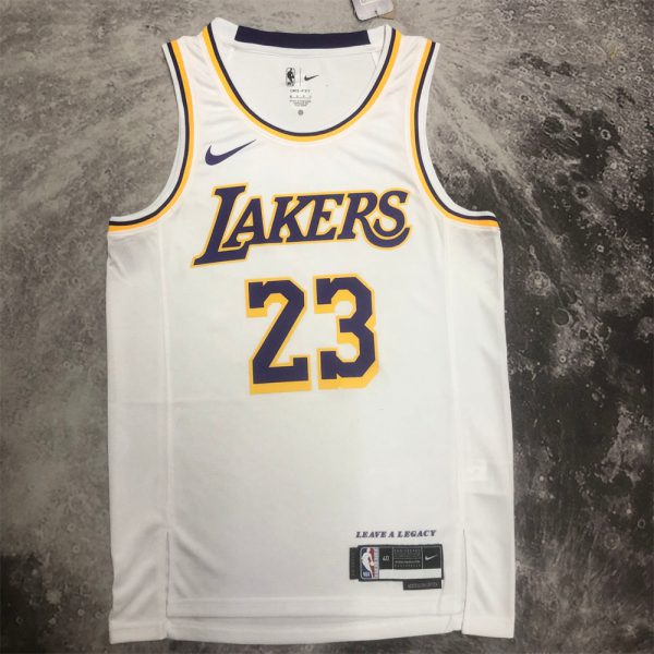 NBA Los Angeles Lakers JAMES#23 2022/23 White Association Edition Swingman Jersey S-XXL