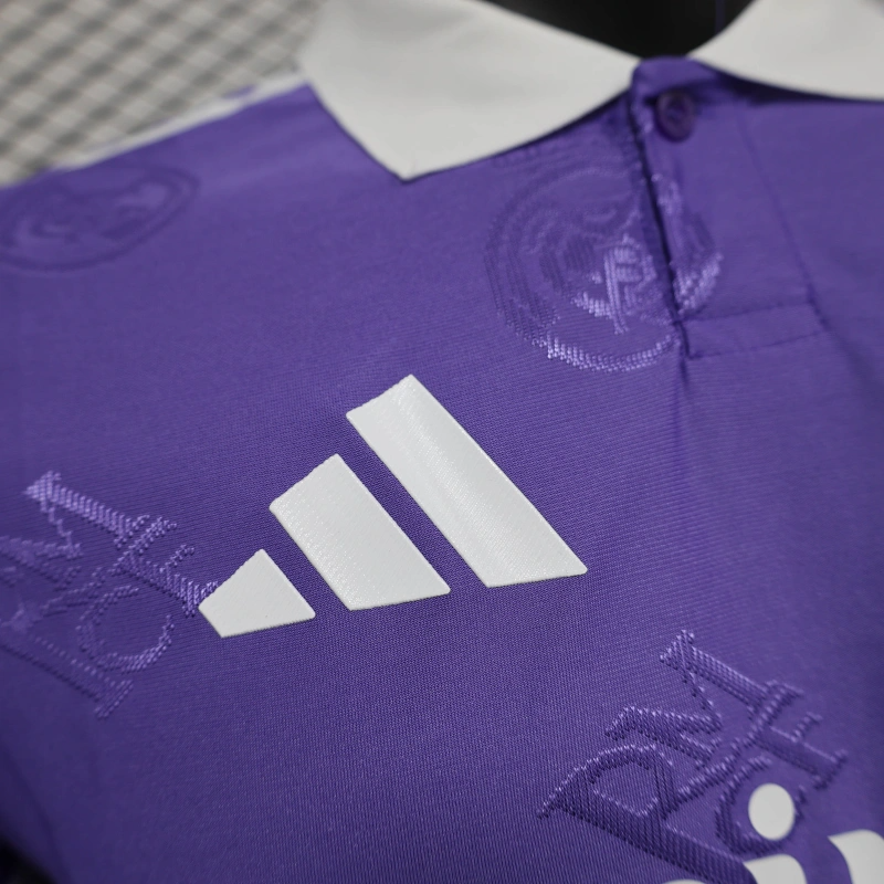25/26 Real Madrid POLO Co Branded Special Edition Purple jersey Player Version