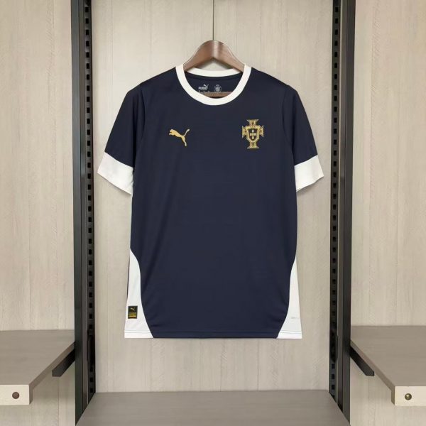 2025/26 Portugal Training Black jersey Fan version