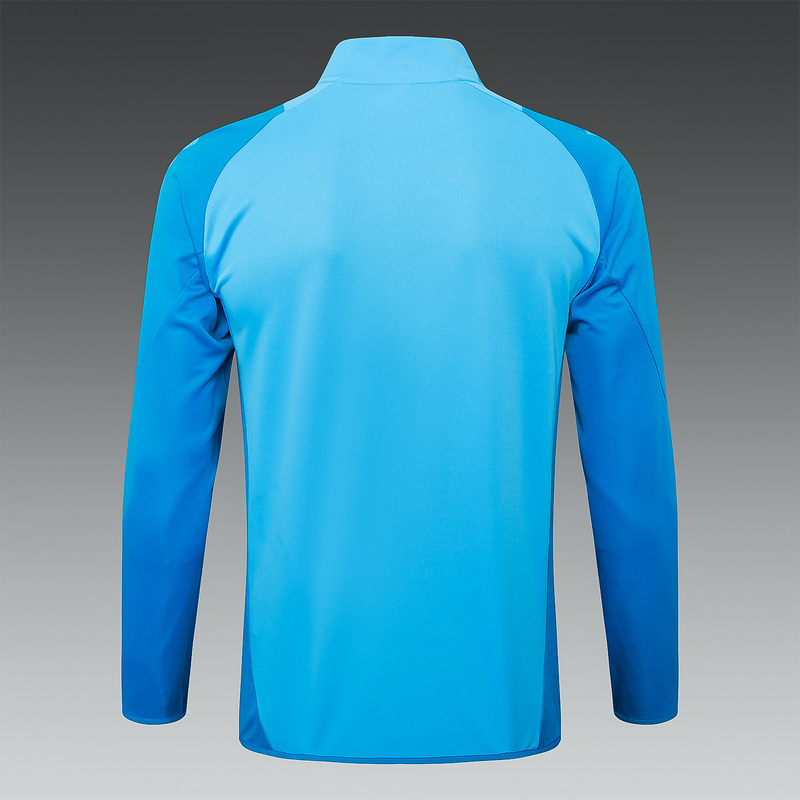 2024/25 Flamengo Light blue Jacket Training Suit Set Football Team Shirt Sports Fashion