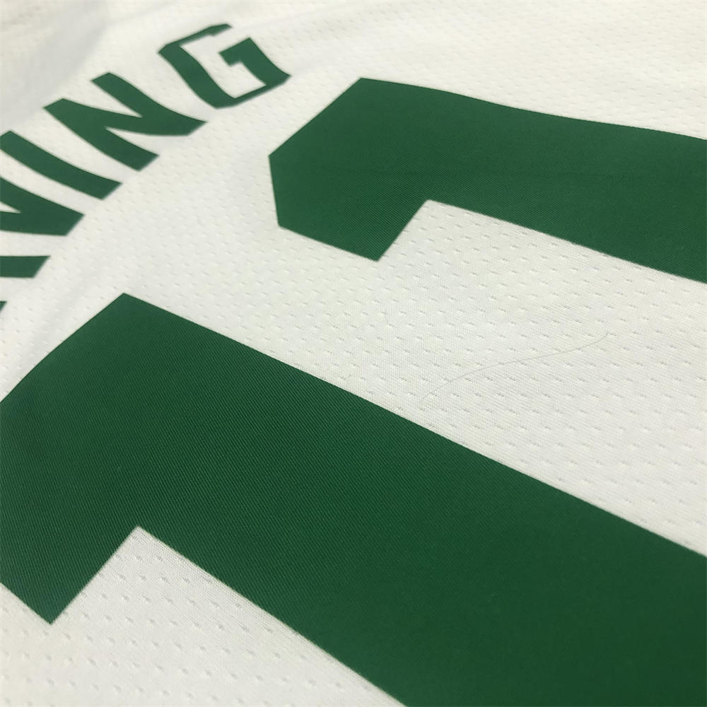 NBA Boston Celtics Round Neck 75th anniversary White Jersey IRVING#11 S-XXL